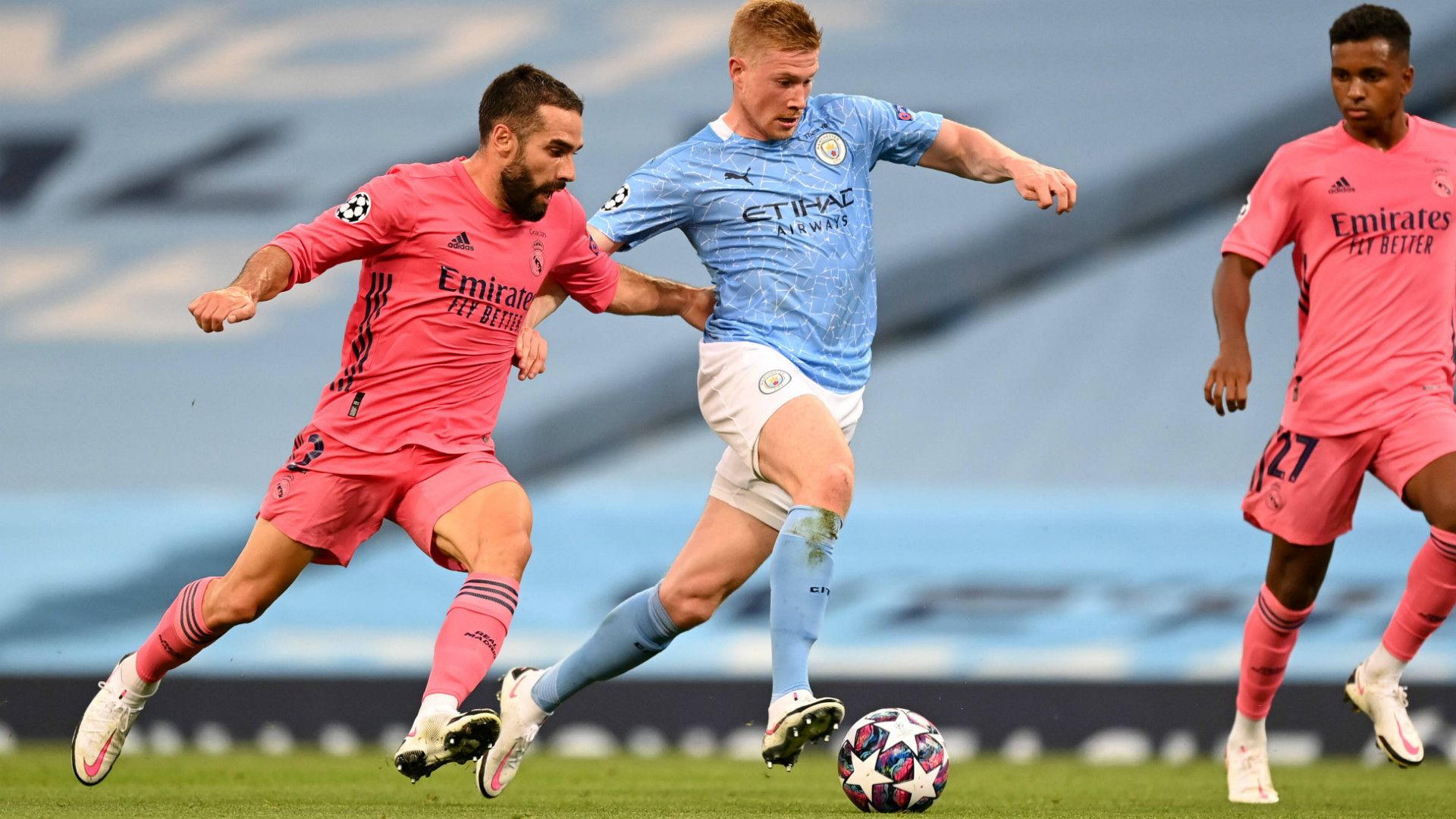 GERMANY ONLY: DANI CARVAJAL REAL MADRID KEVIN DE BRUYNE MANCHESTER CITY