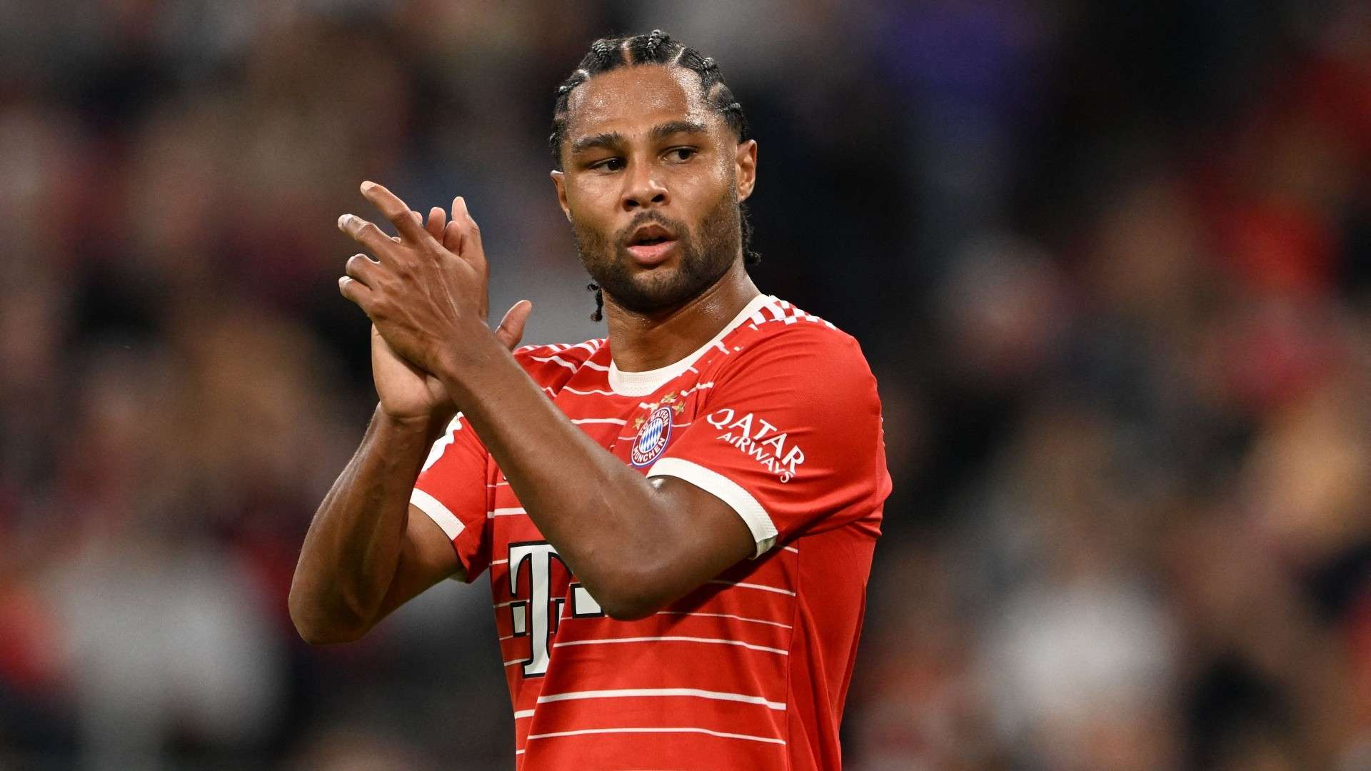 Bayern Munich's midfielder Serge Gnabry