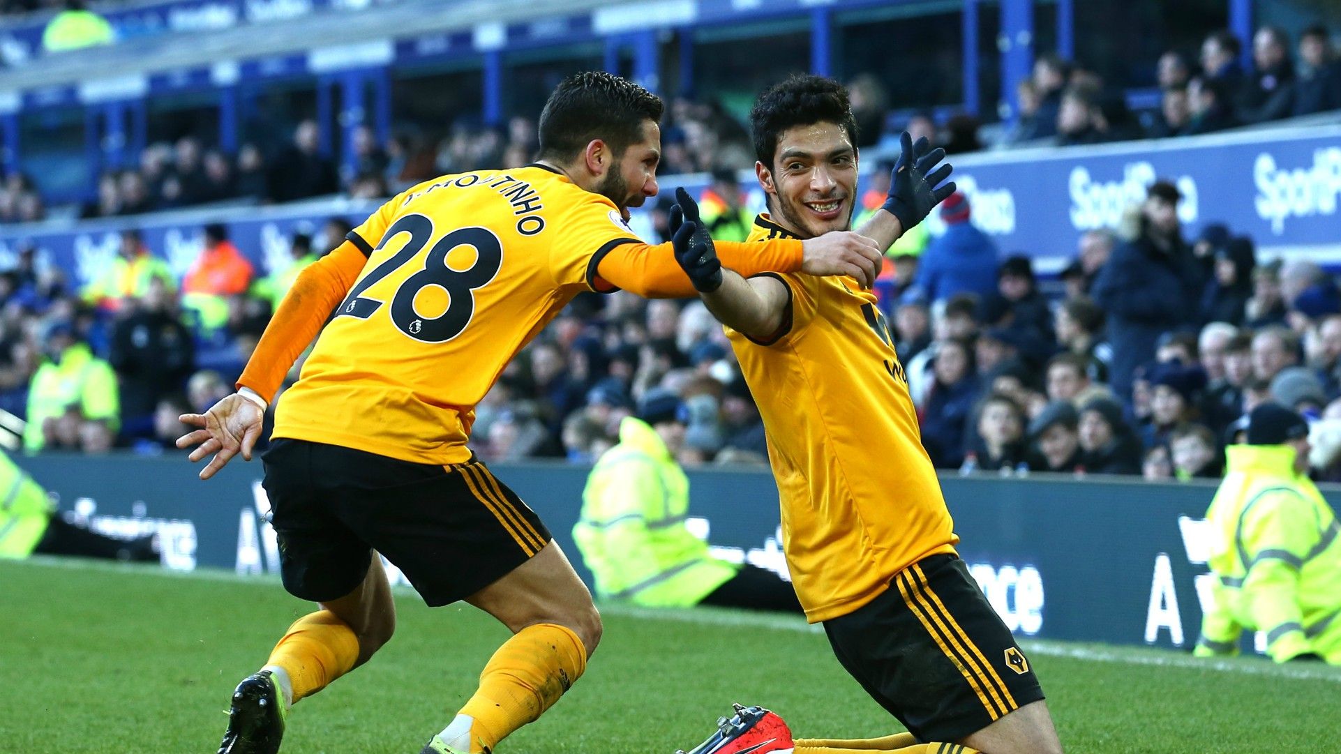 Raúl Jiménez Everton Wolves