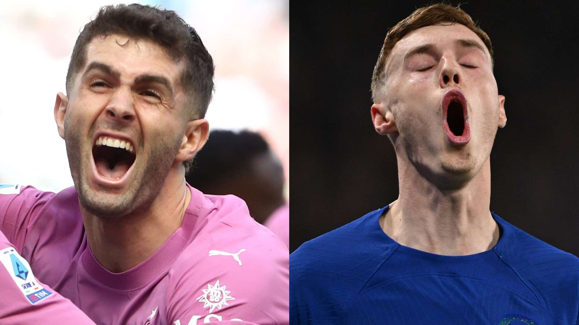Christian Pulisic Cole Palmer AC Milan Chelsea