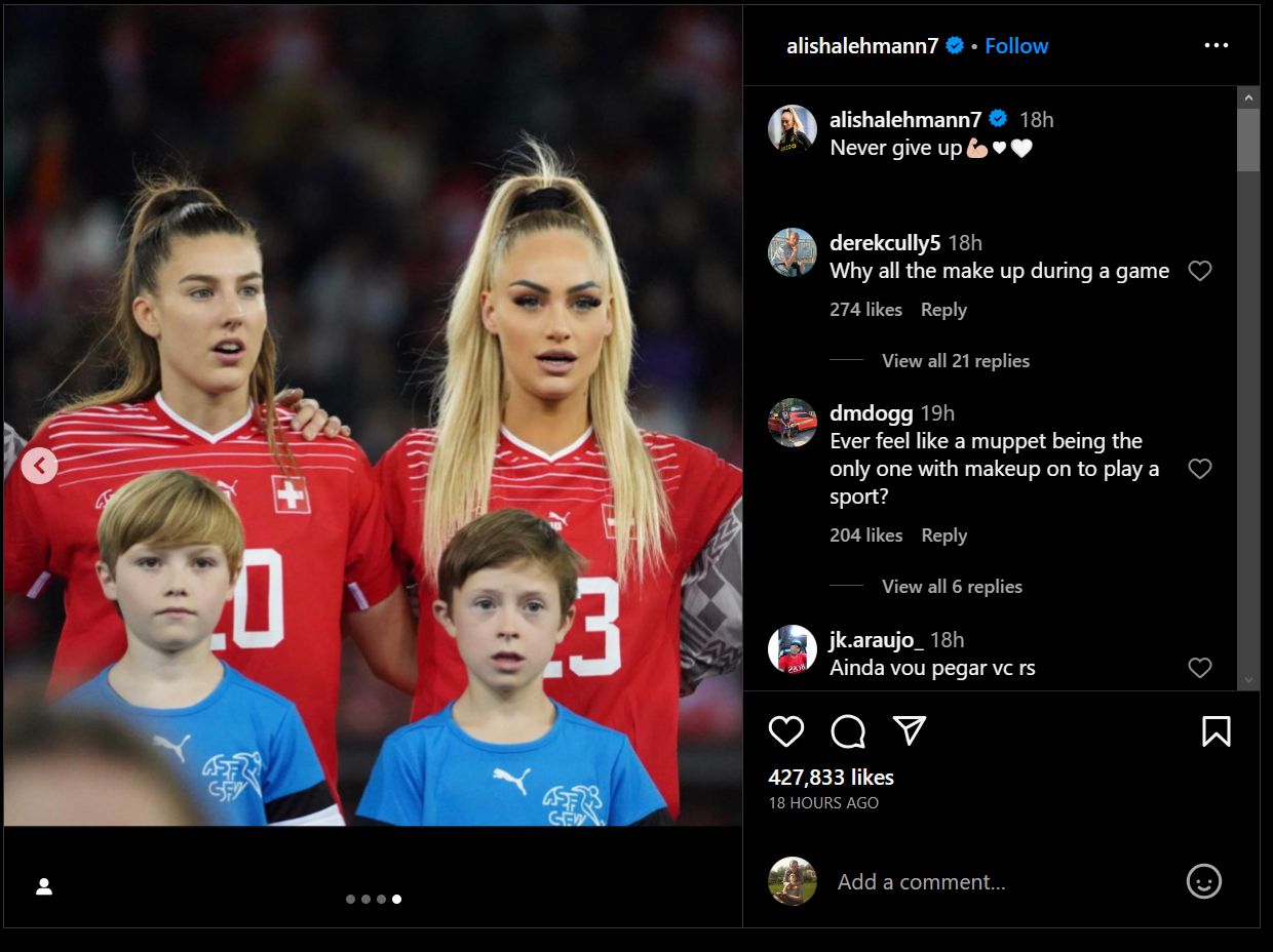 Alisha Lehmann Instagram