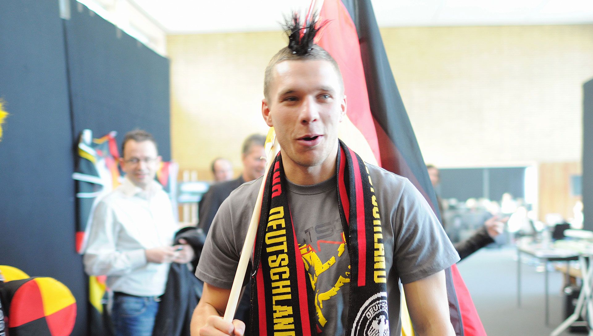 Lukas Podolski DFB Fan Deutschland Germany 2011
