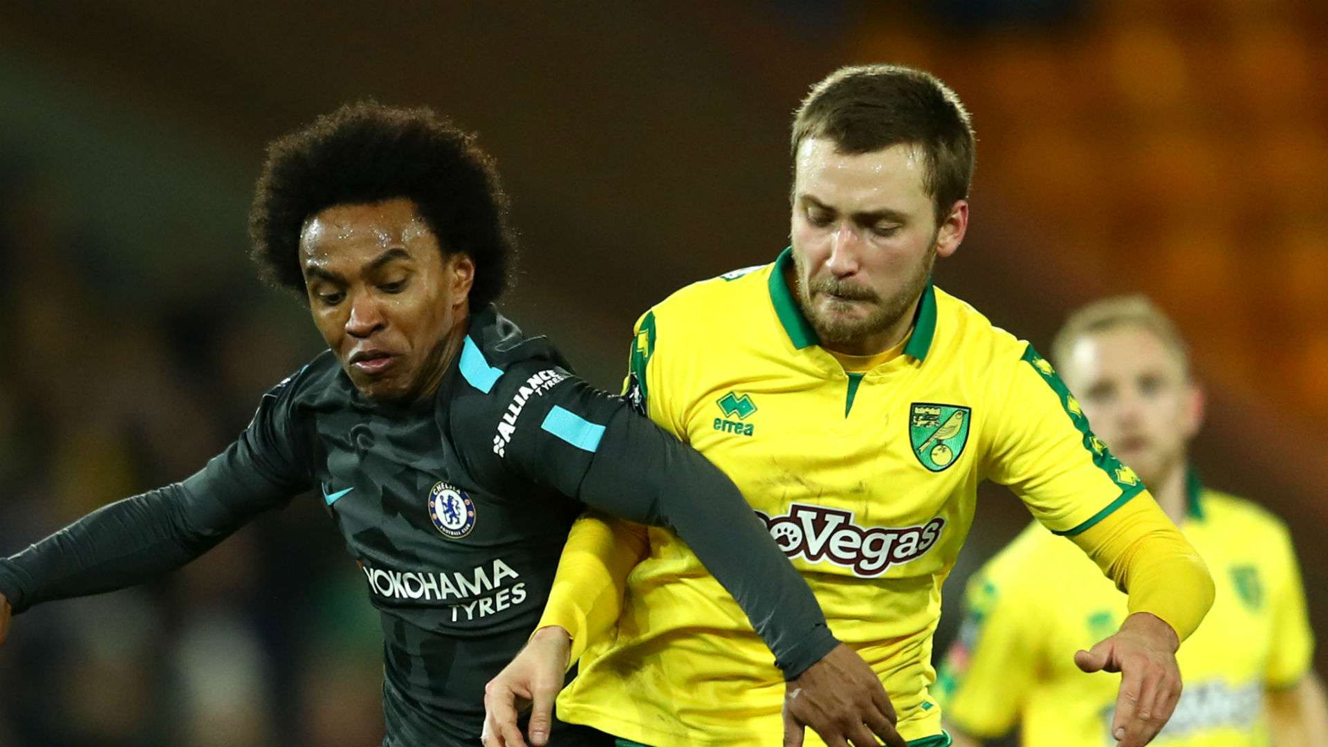 Willian Tom Trybull Chelsea Norwich