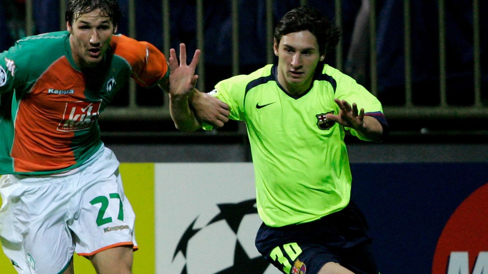 Messi Barcelona Bremen 09142005