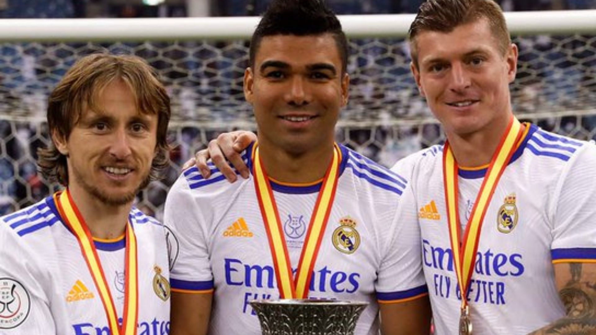 Modric Casemiro Kroos Real Madrid Athletic Supercopa 16012022