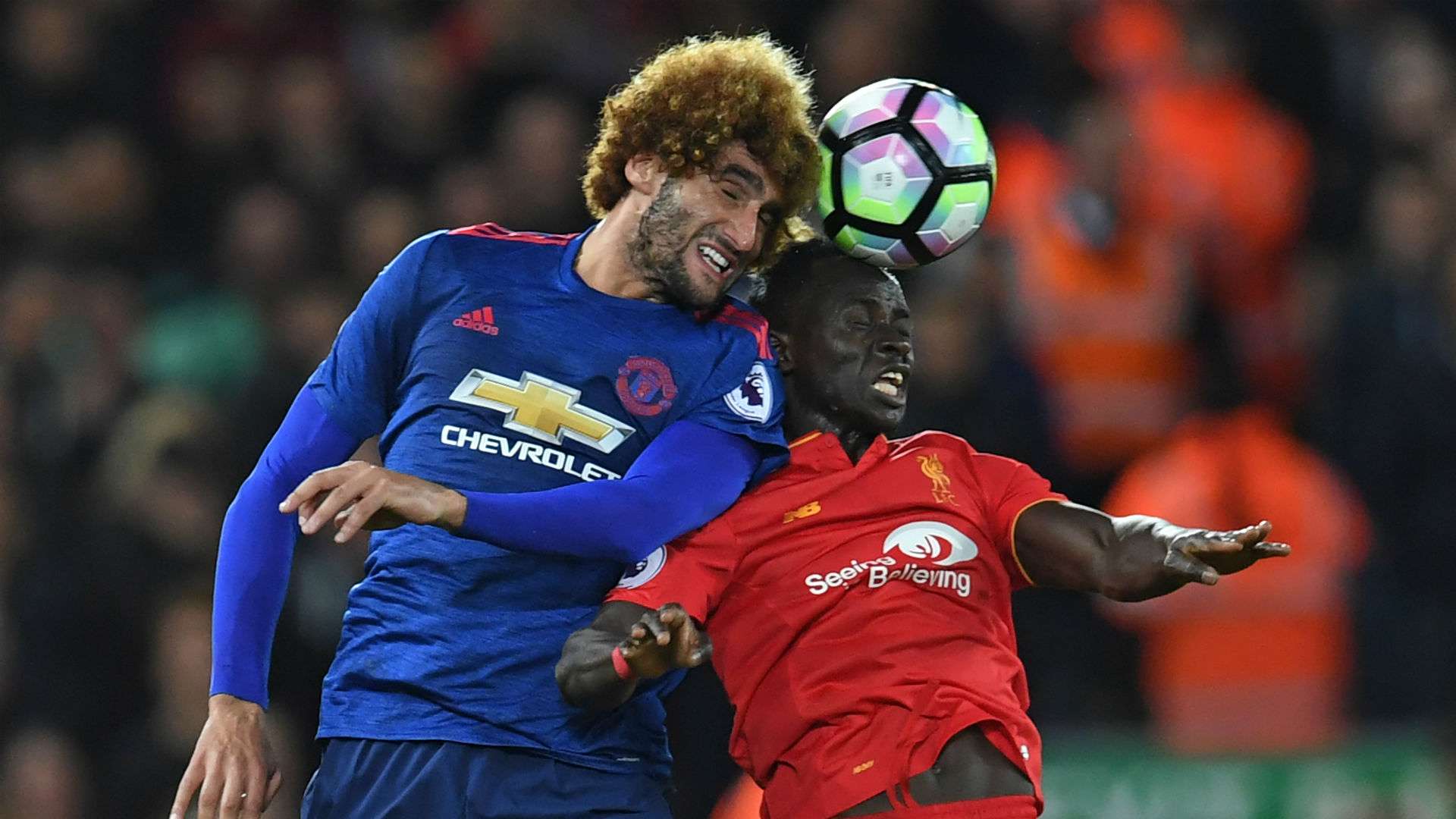 Marouane Fellaini Premier League Liverpool v Manchester United 171016