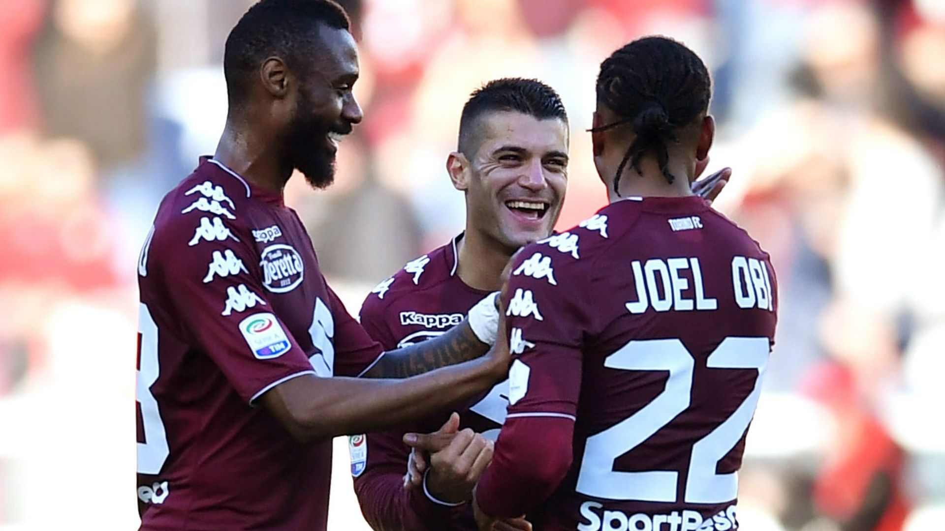 Torino celebrating Serie A