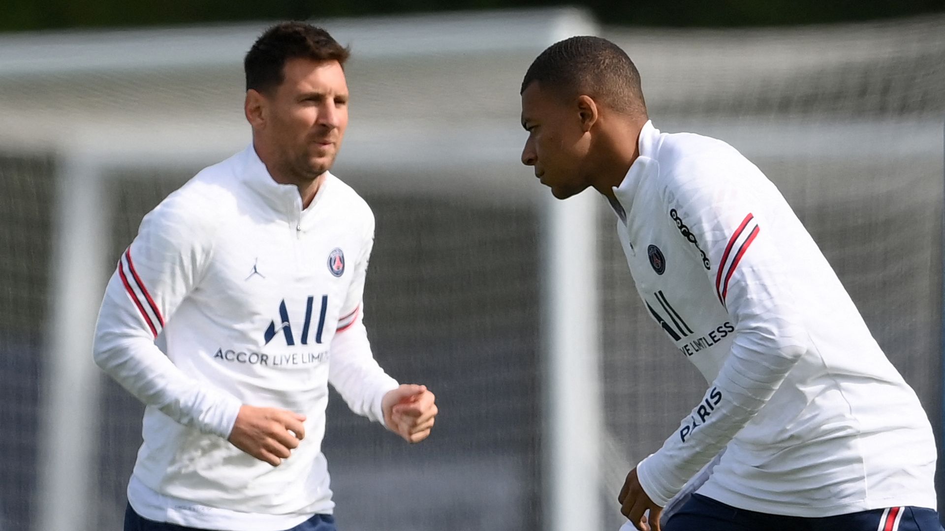 Kylian Mbappe Lionel Messi PSG