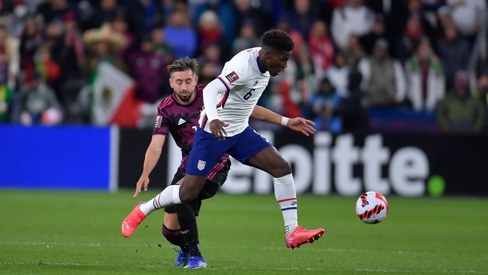 Yunus Musah Héctor Herrera México vs Estados Unidos Eliminatorias Concacaf 2021