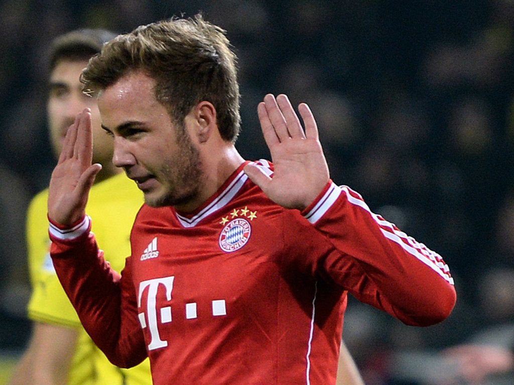 Borussia Dortmund Bayern Munchen Mario Gotze 11232013