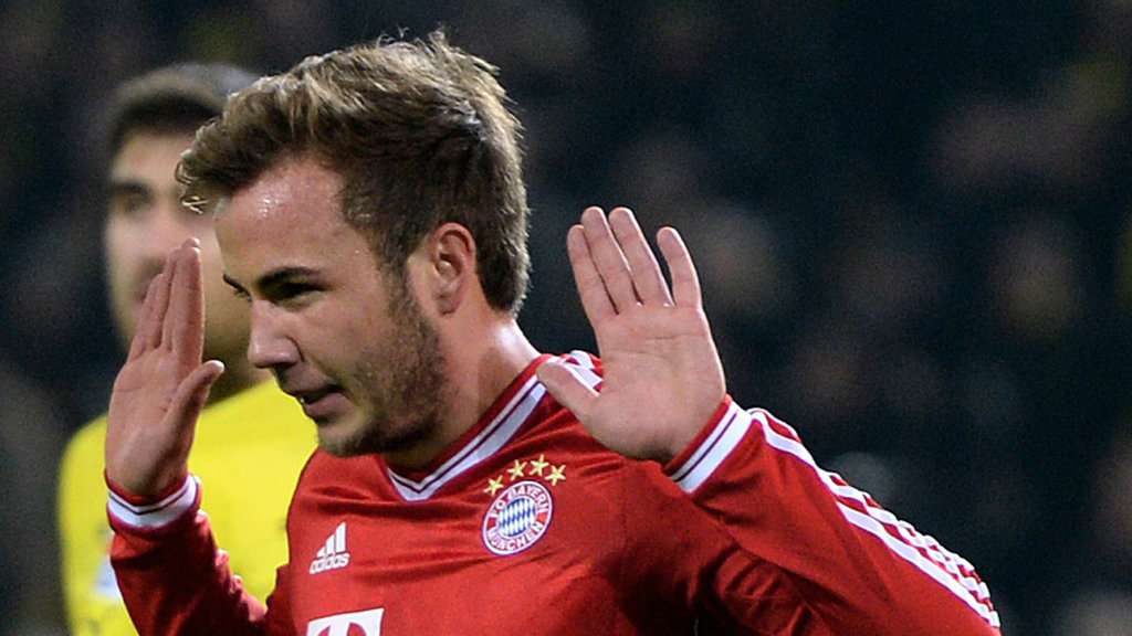 Borussia Dortmund Bayern Munchen Mario Gotze 11232013
