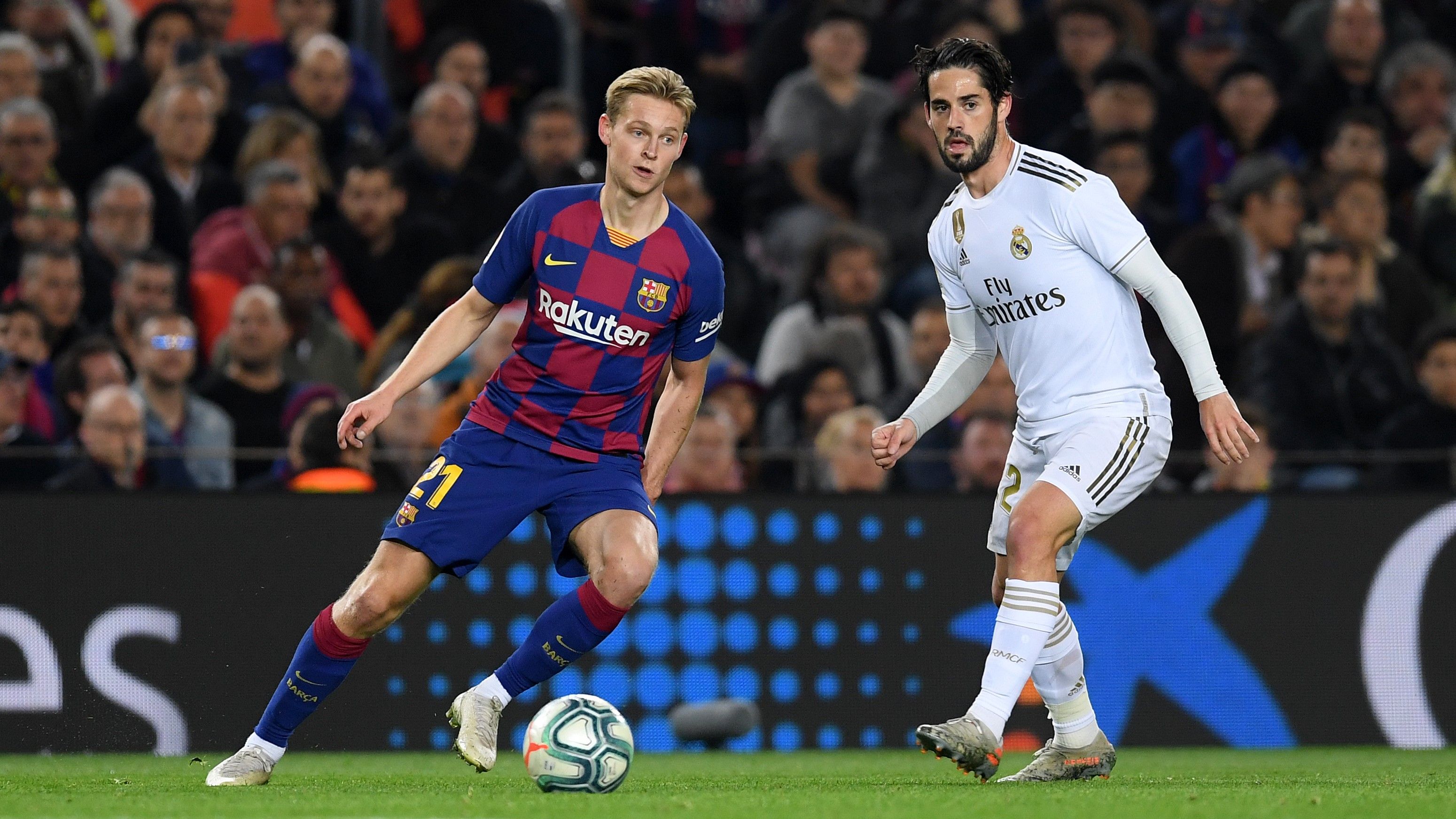 Frenkie de Jong Isco Alarcon Barcelona Real Madrid El Clásico LaLiga 18122019