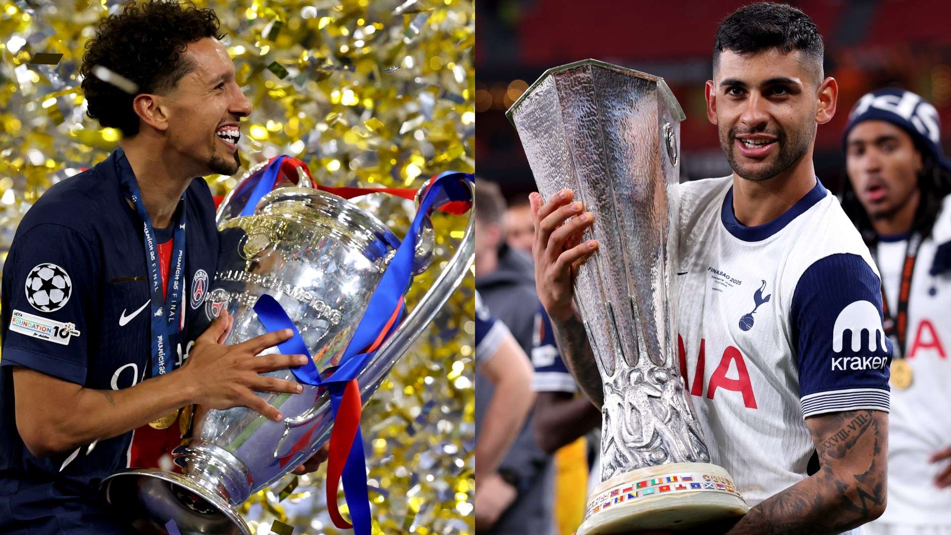 Marquinhos PSG Romero Tottenham