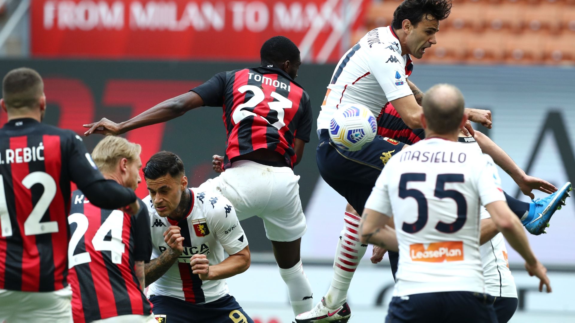 Scamacca Milan Genoa Serie A