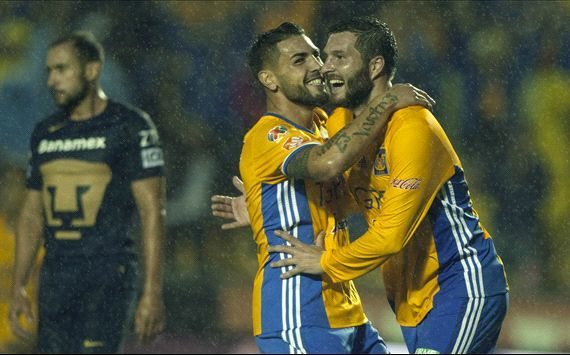 Andy Delort Andre-Pierre Gignac Tigres Liga MX 11262016