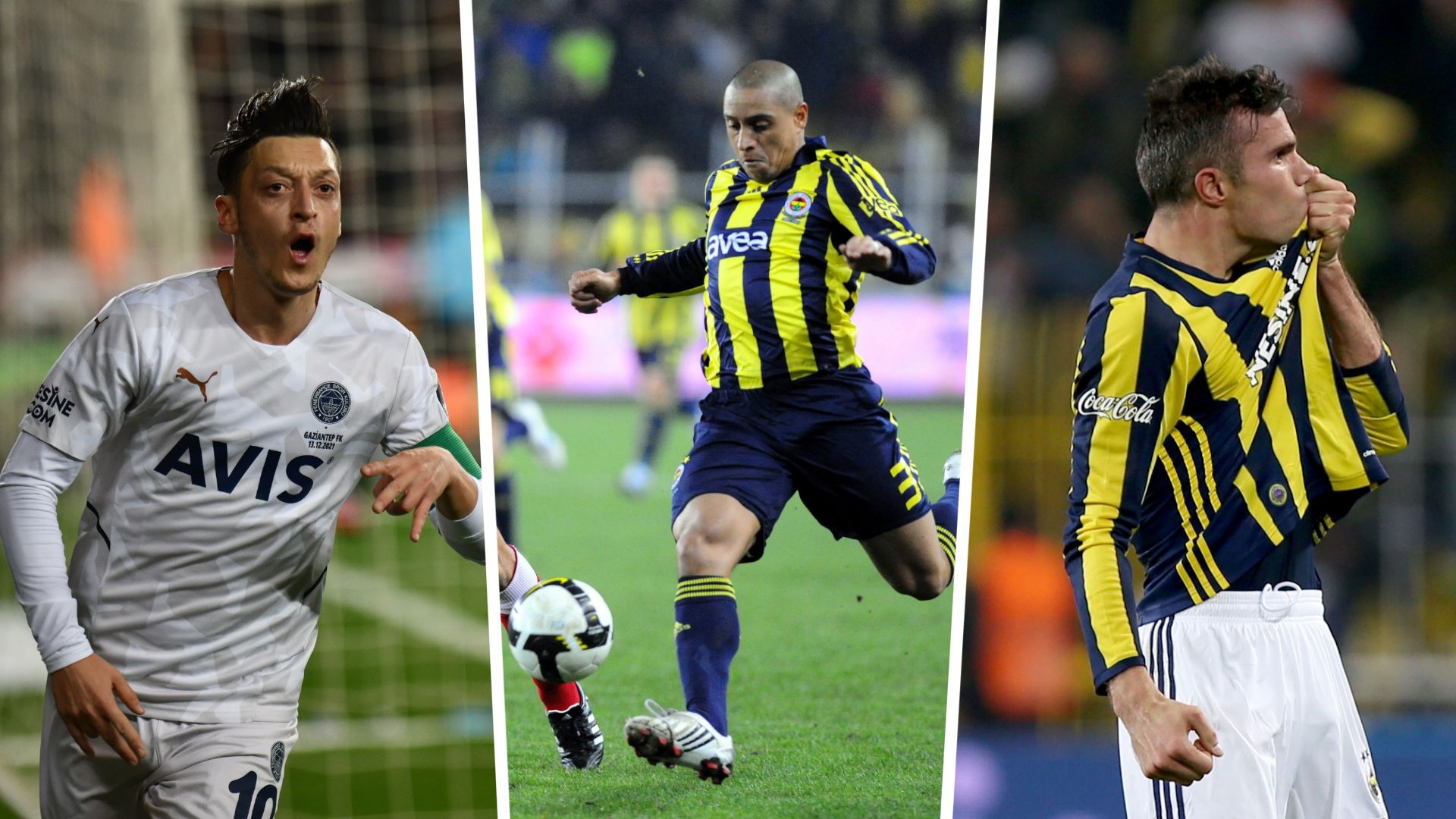 Mesut Özil & Roberto Carlos & Robin Van Persie Fenerbahçe 
