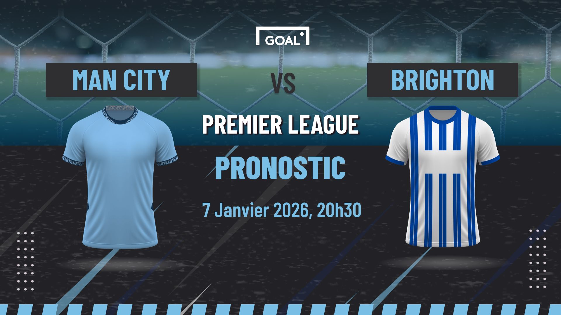 Pronostic Manchester City vs Brighton