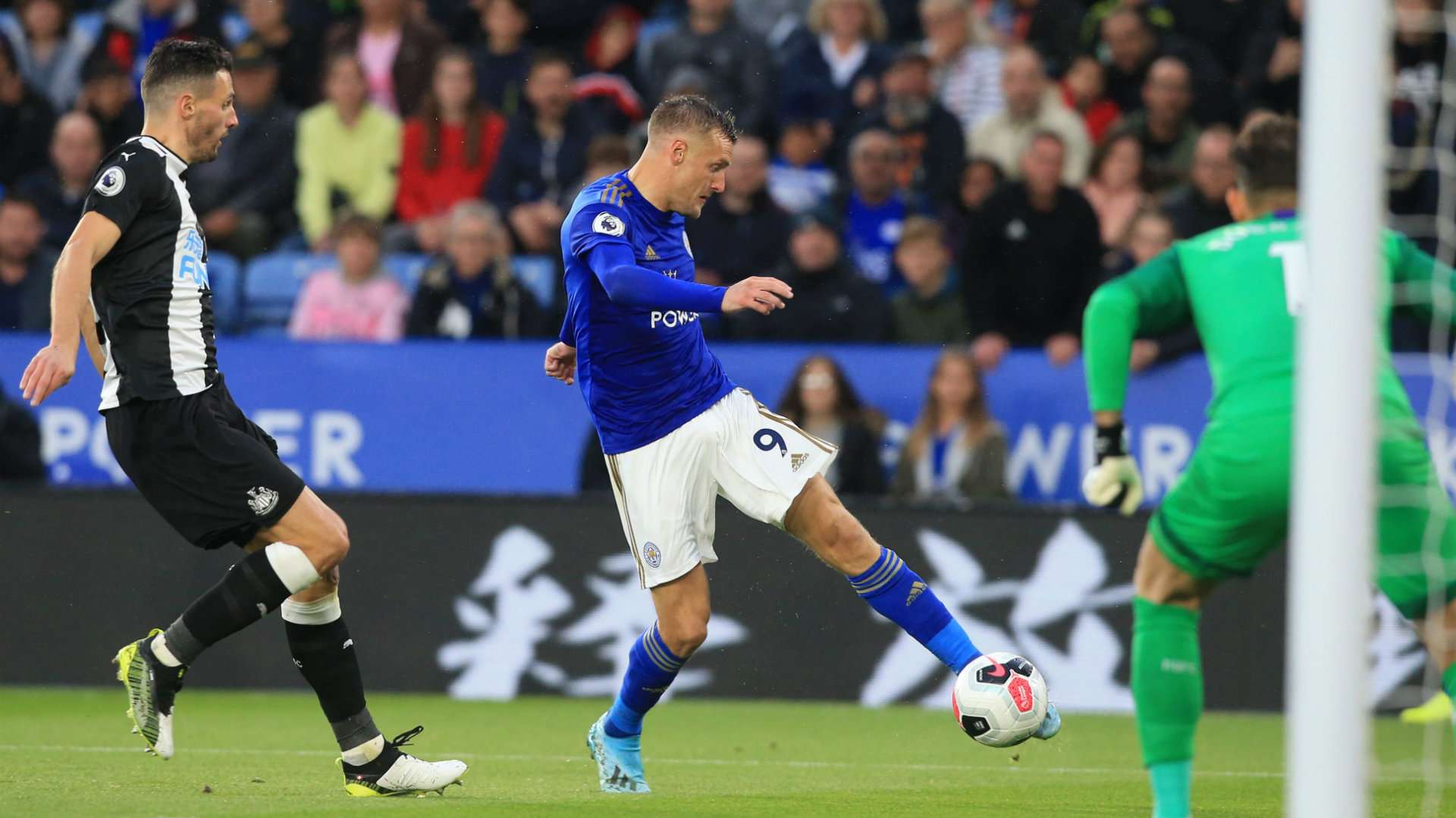 Jamie Vardy Leicester vs Newcastle 2019-20