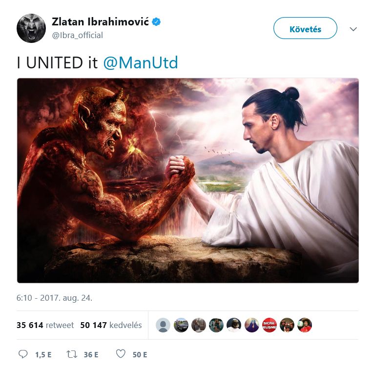 Ibrahimovic Twitter