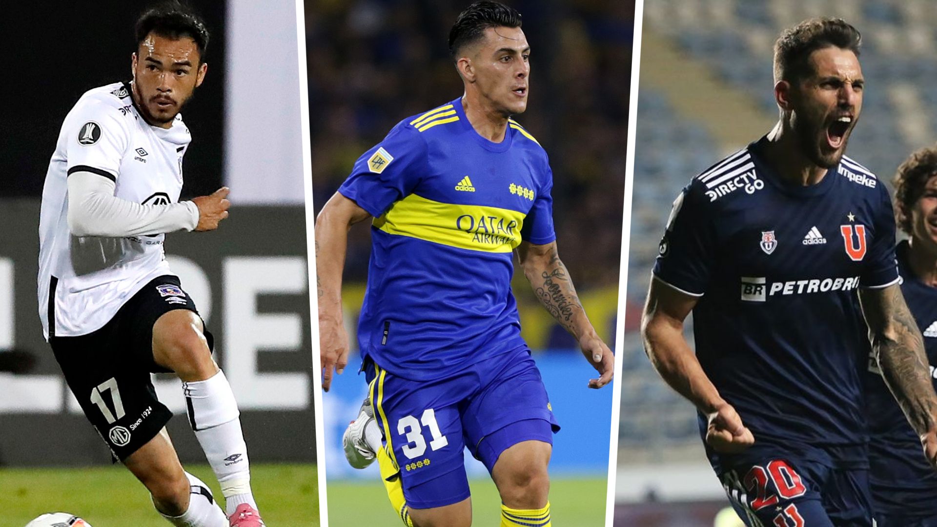 Colo Colo, Boca, Universidad de Chile