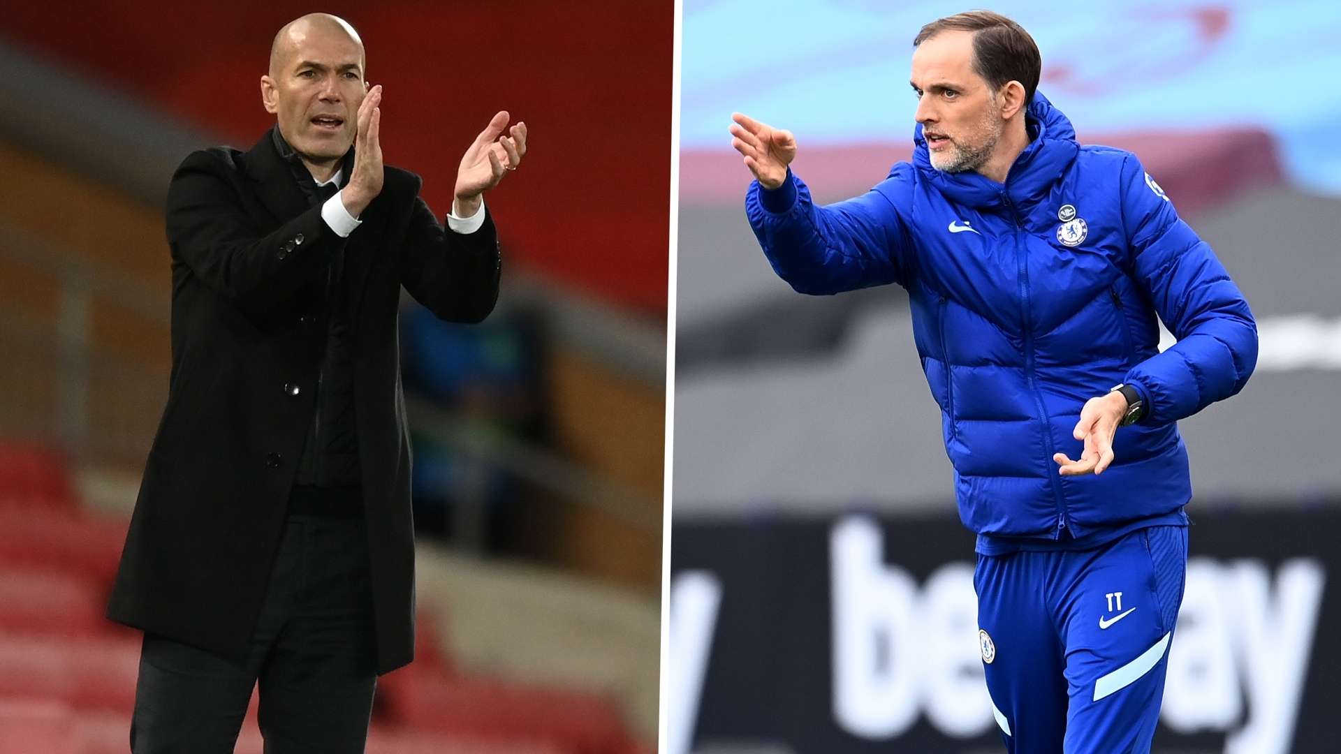 Zinedine Zidane Thomas Tuchel Real Madrid Chelsea Champions League
