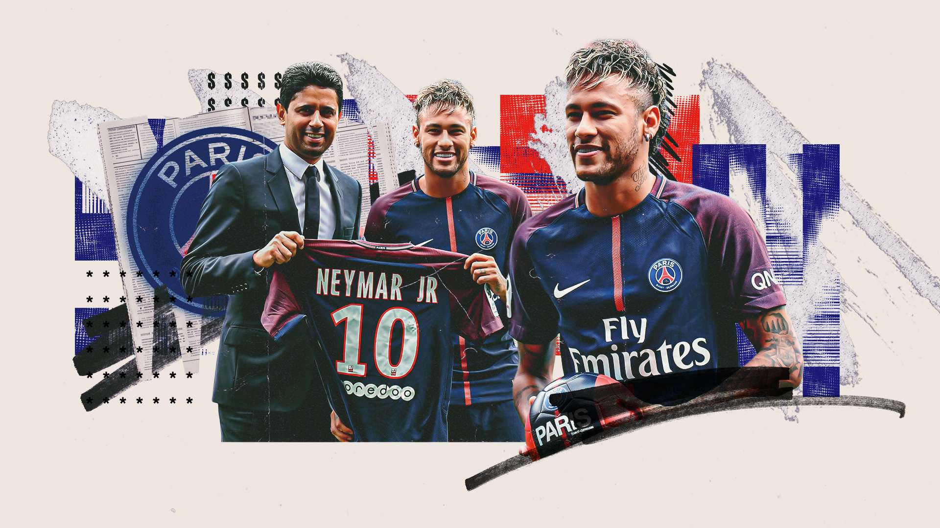 Craziest Transfers Neymar PSG GFX