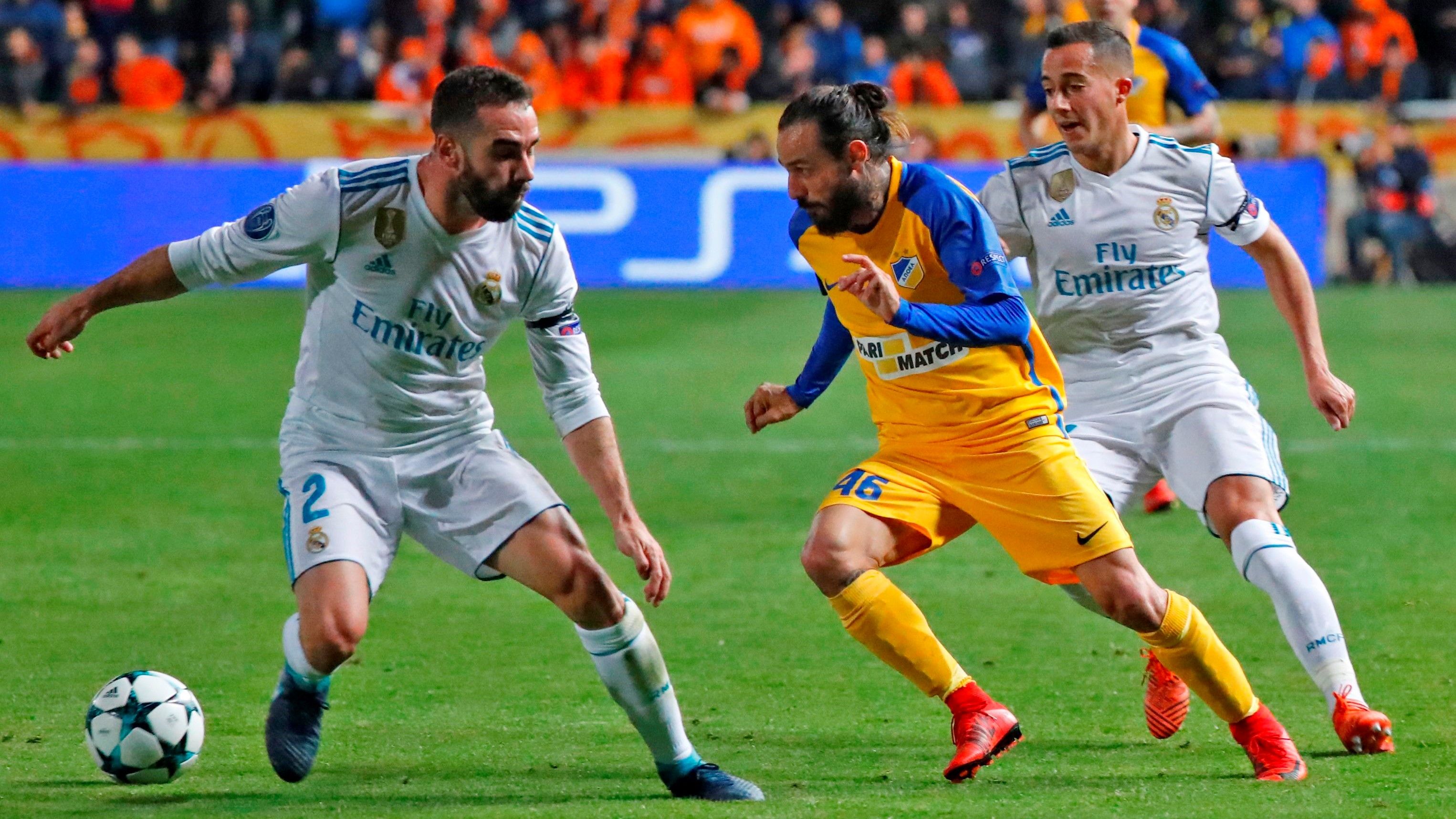 Efstathios Aloneftis Dani Carvajal APOEL Real Madrid UCL 21112017