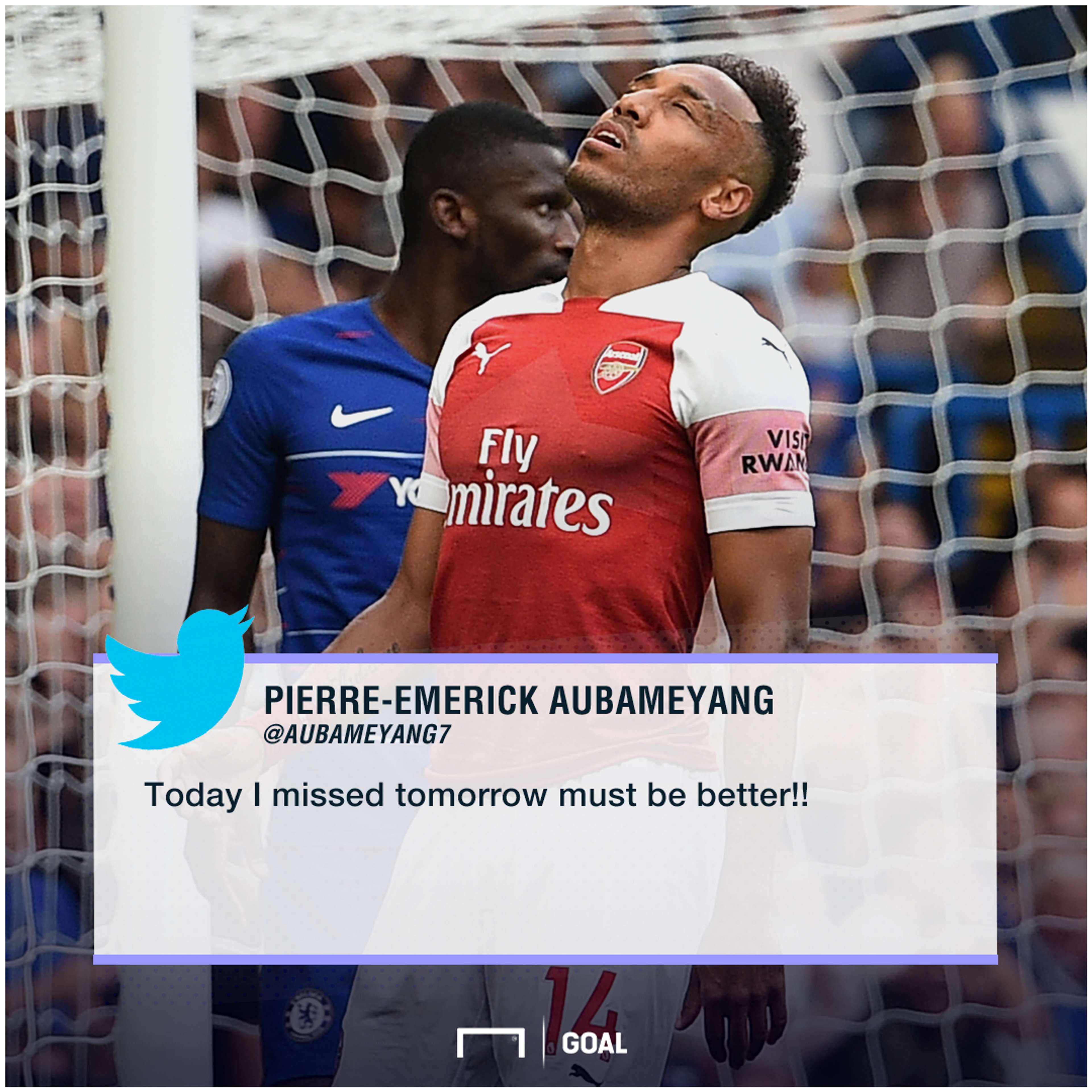 Pierre-Emerick Aubameyang Arsenal must be better Twitter