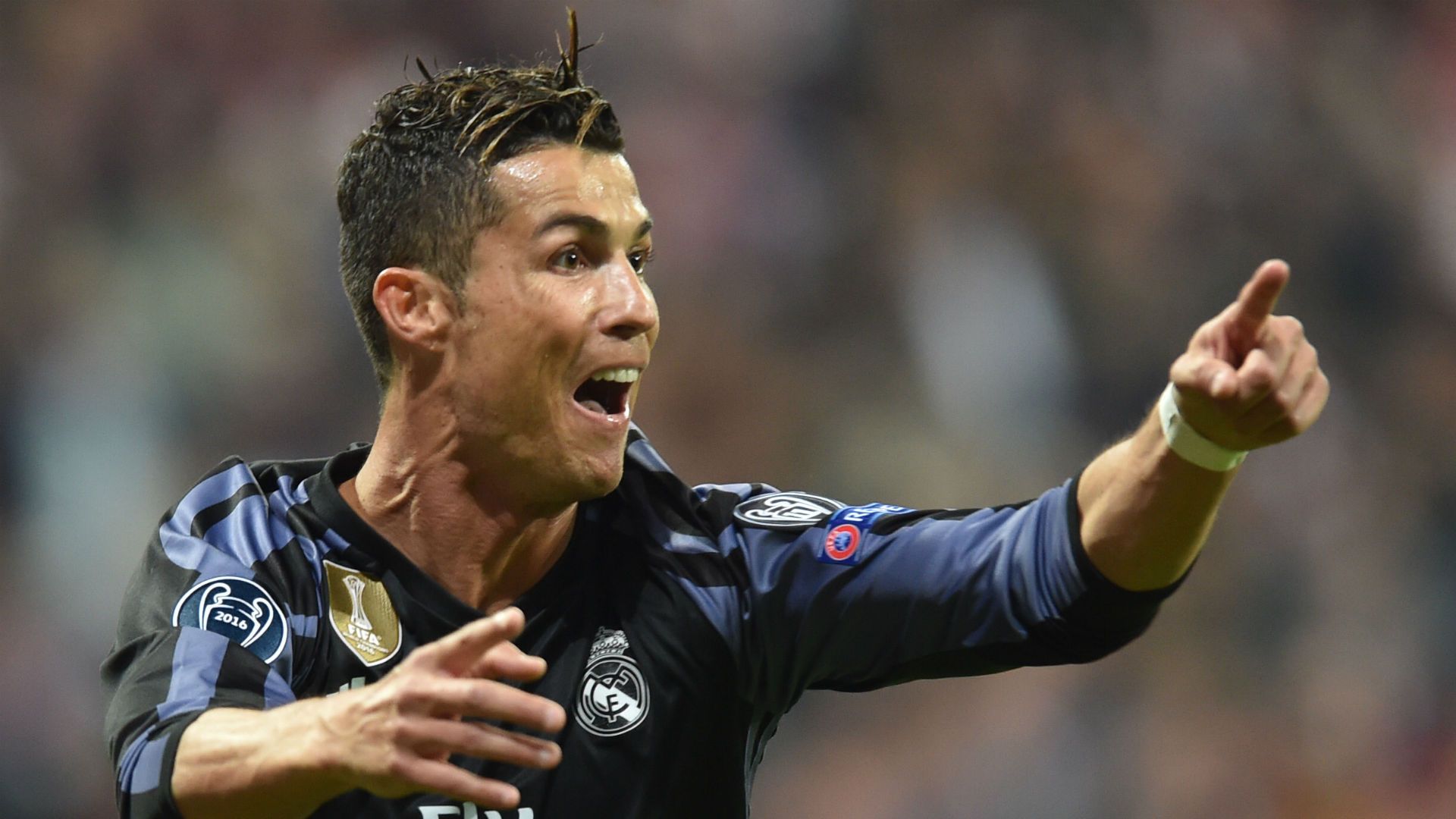 Cristiano Ronaldo Real Madrid celebration
