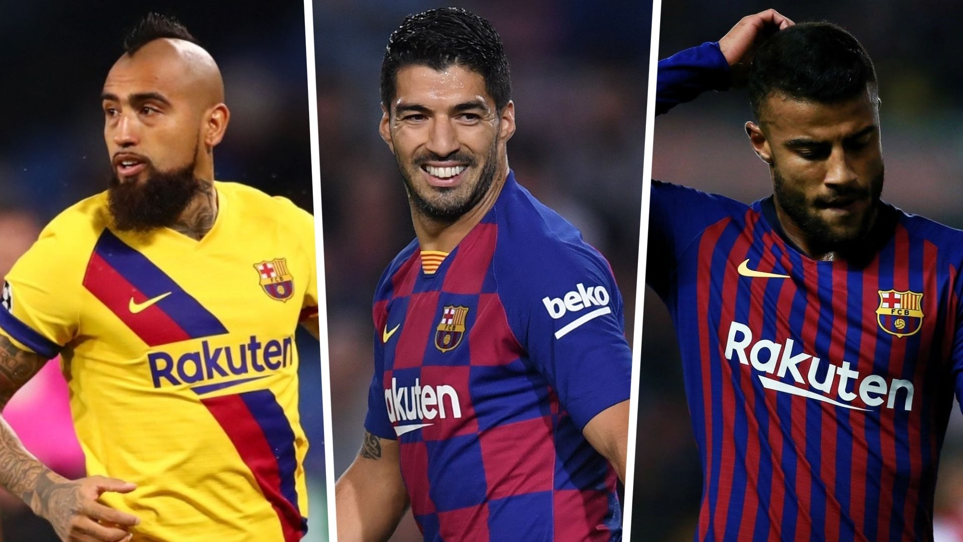 Arturo Vidal Luis Suárez Rafinha Barcelona
