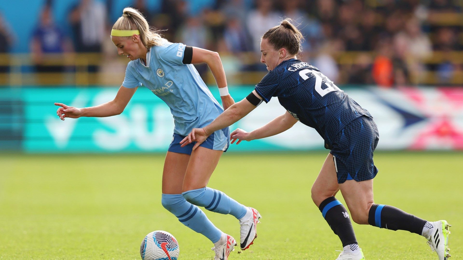 Chloe Kelly Niamh Charles Man City Chelsea 2023-24