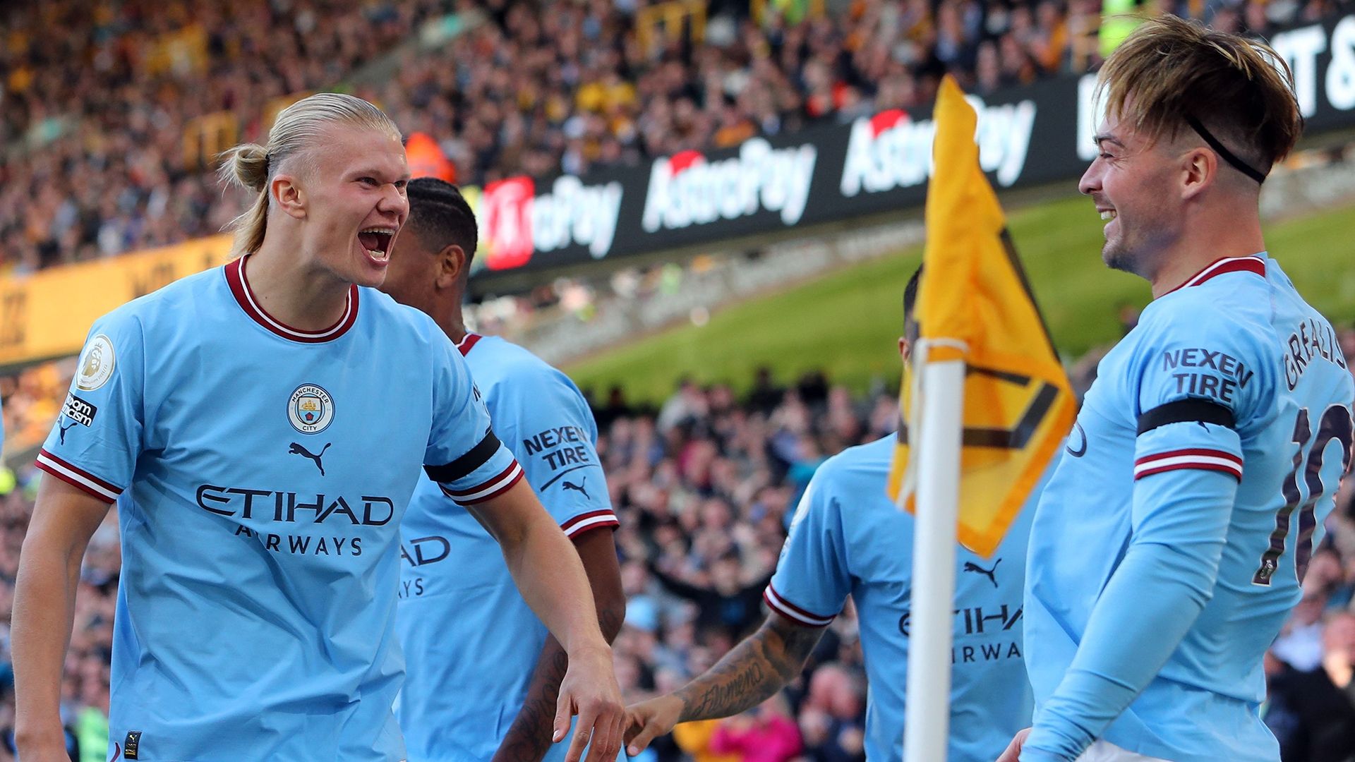 Erling Haaland Jack Grealish Man City 2022-23