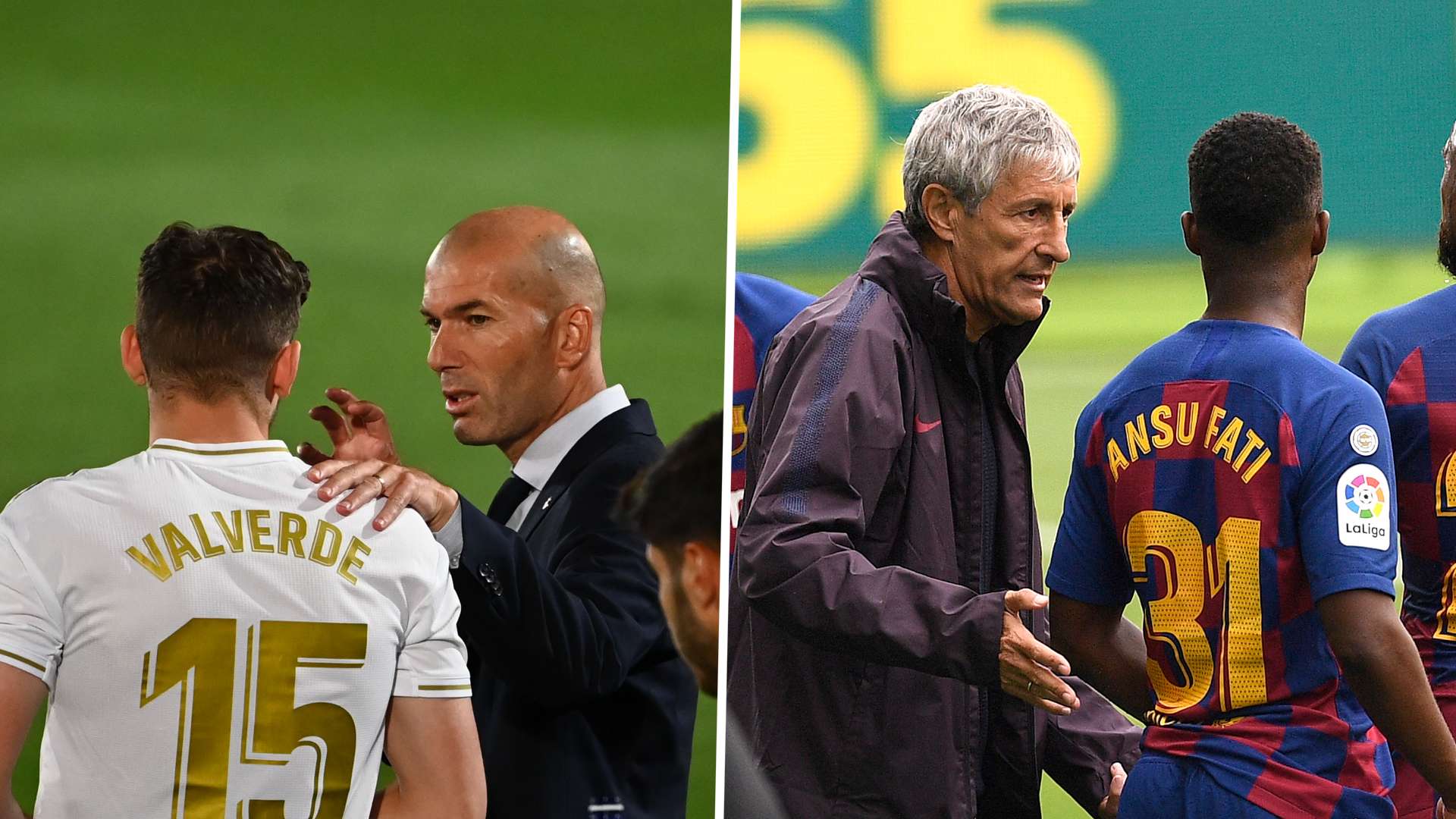 Zidane Real Madrid Barcelona Setien