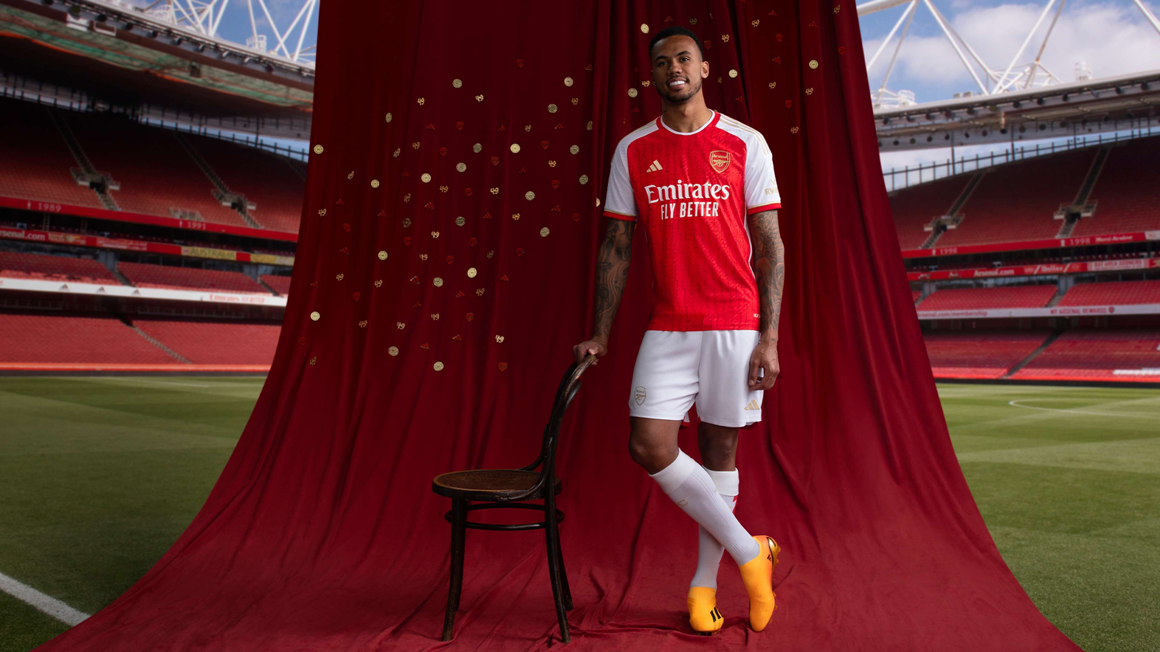 Arsenal 2023-24 home kit - Gabriel