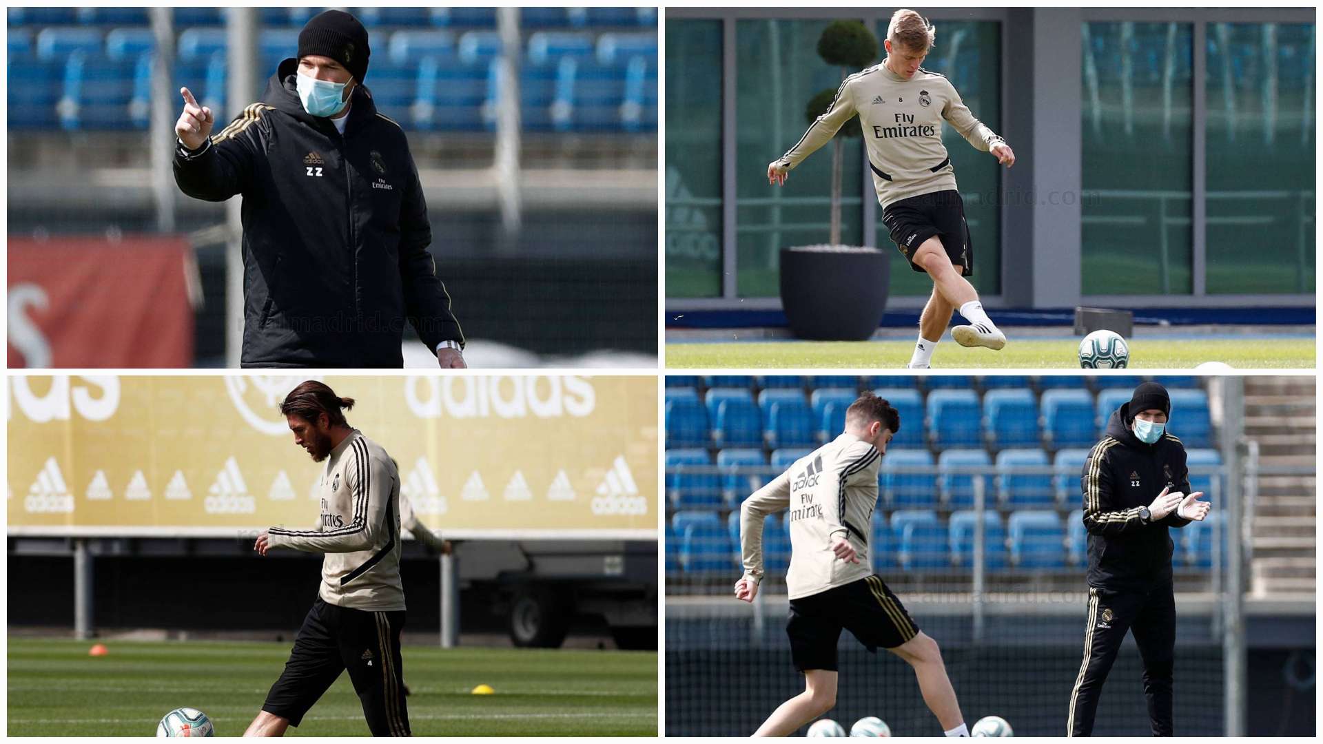 Real Madrid entrenamiento coronavirus