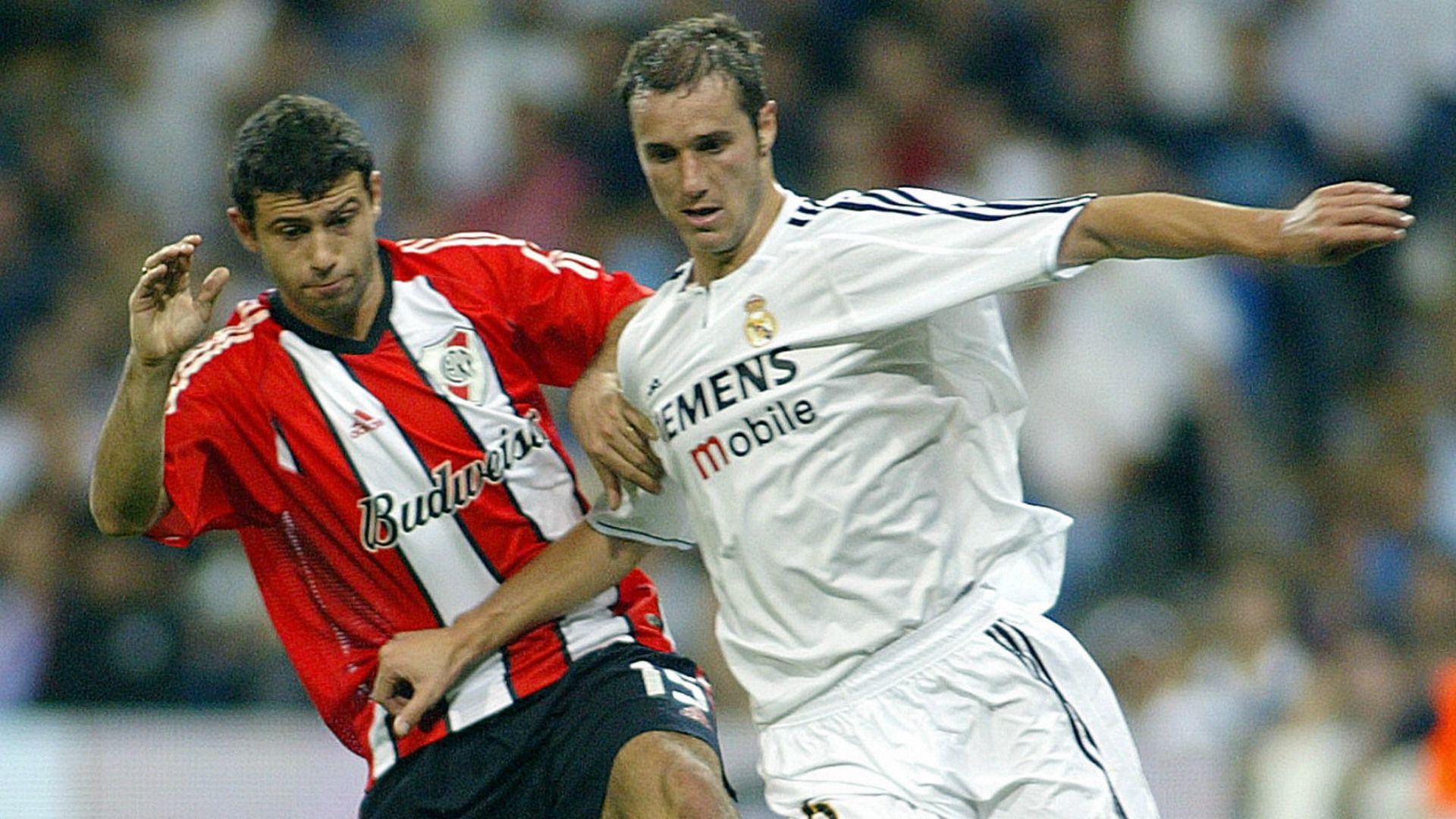 Mascherano Helguera Real Madrid River Amistoso Internacional 2003