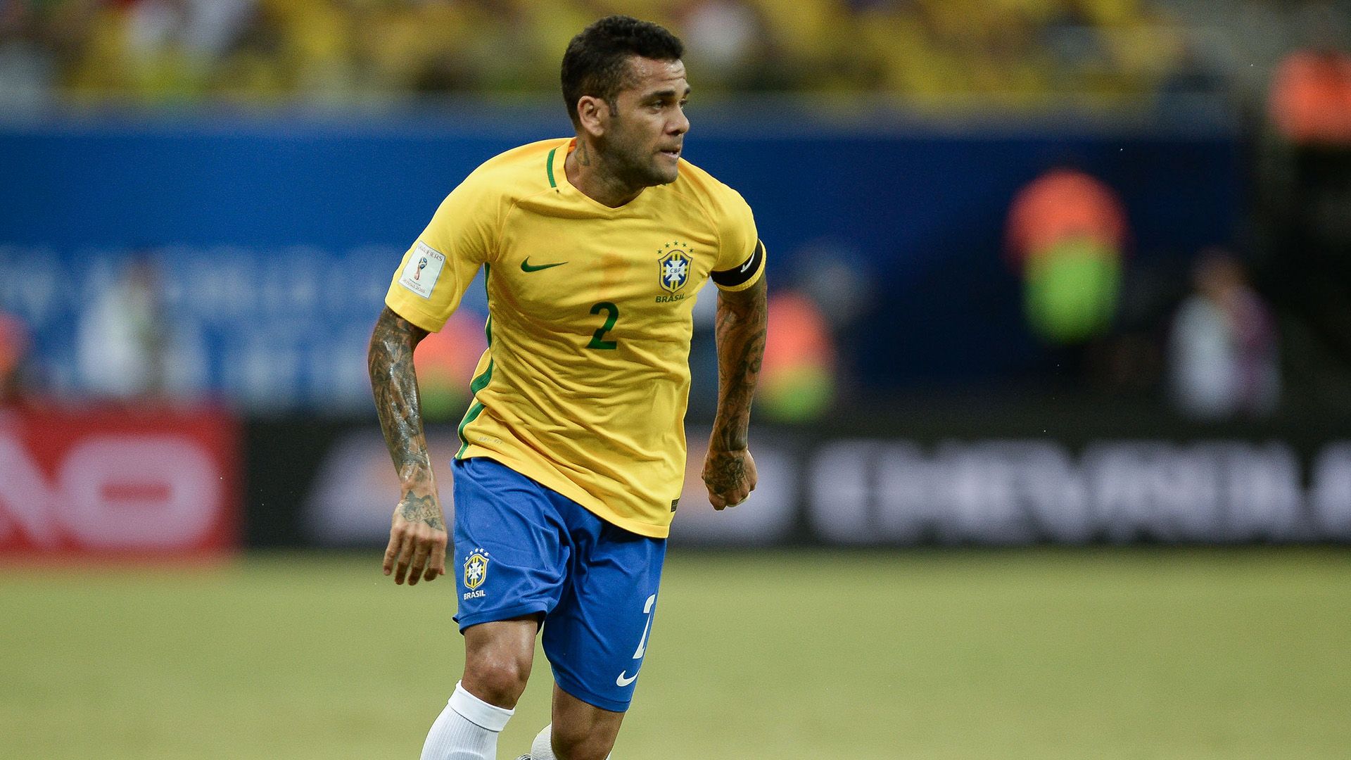 Dani Alves Brazil Colombia Eliminatorias 2018 06092016
