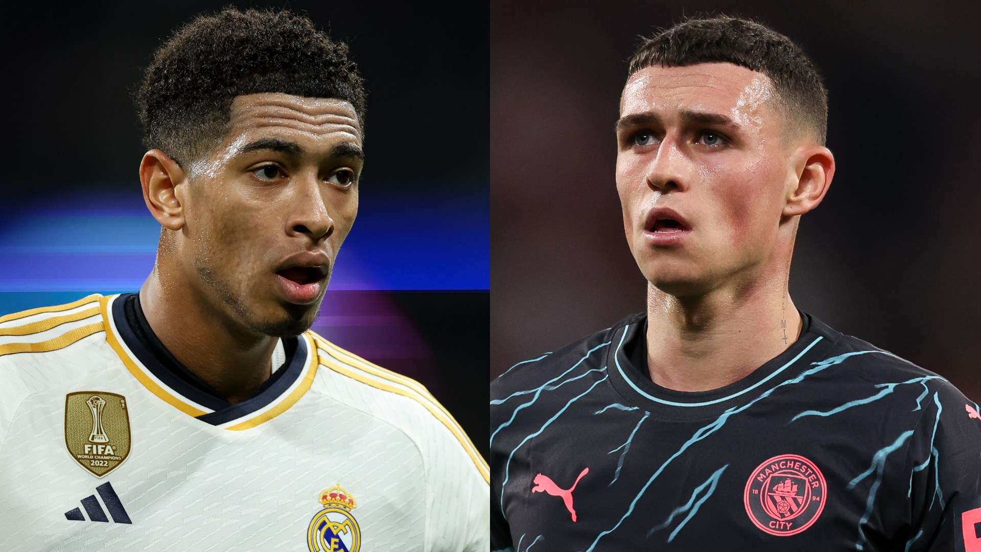 Jude Bellingham Phil Foden Real Madrid Man City