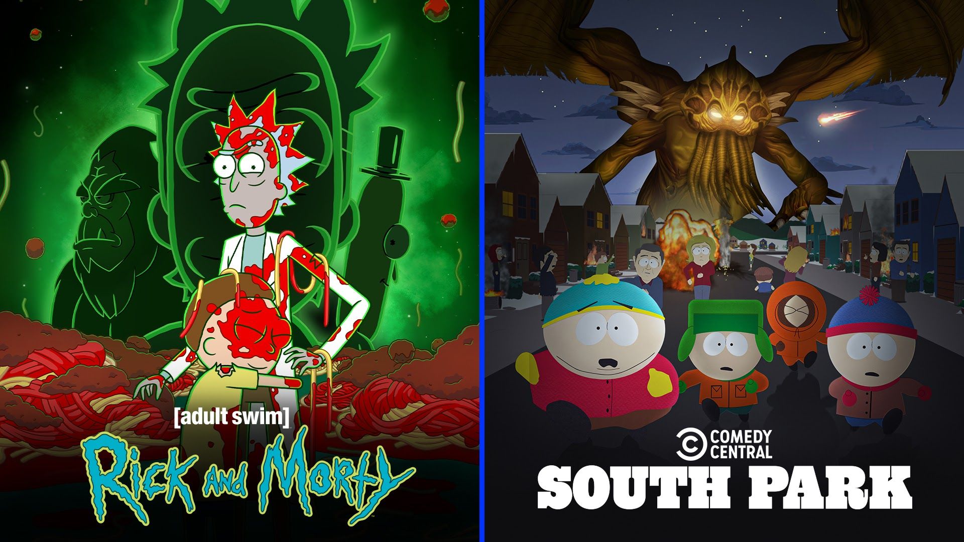 MAX Rick and Morty, South Park