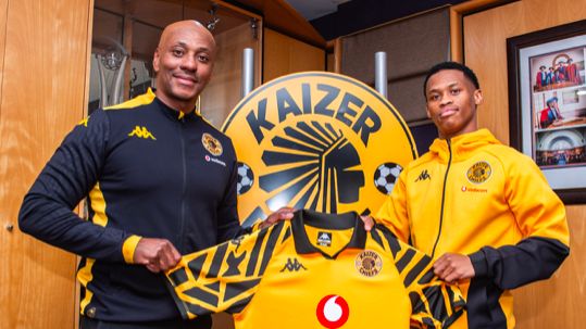 Asanele Velebayi of Kaizer Chiefs