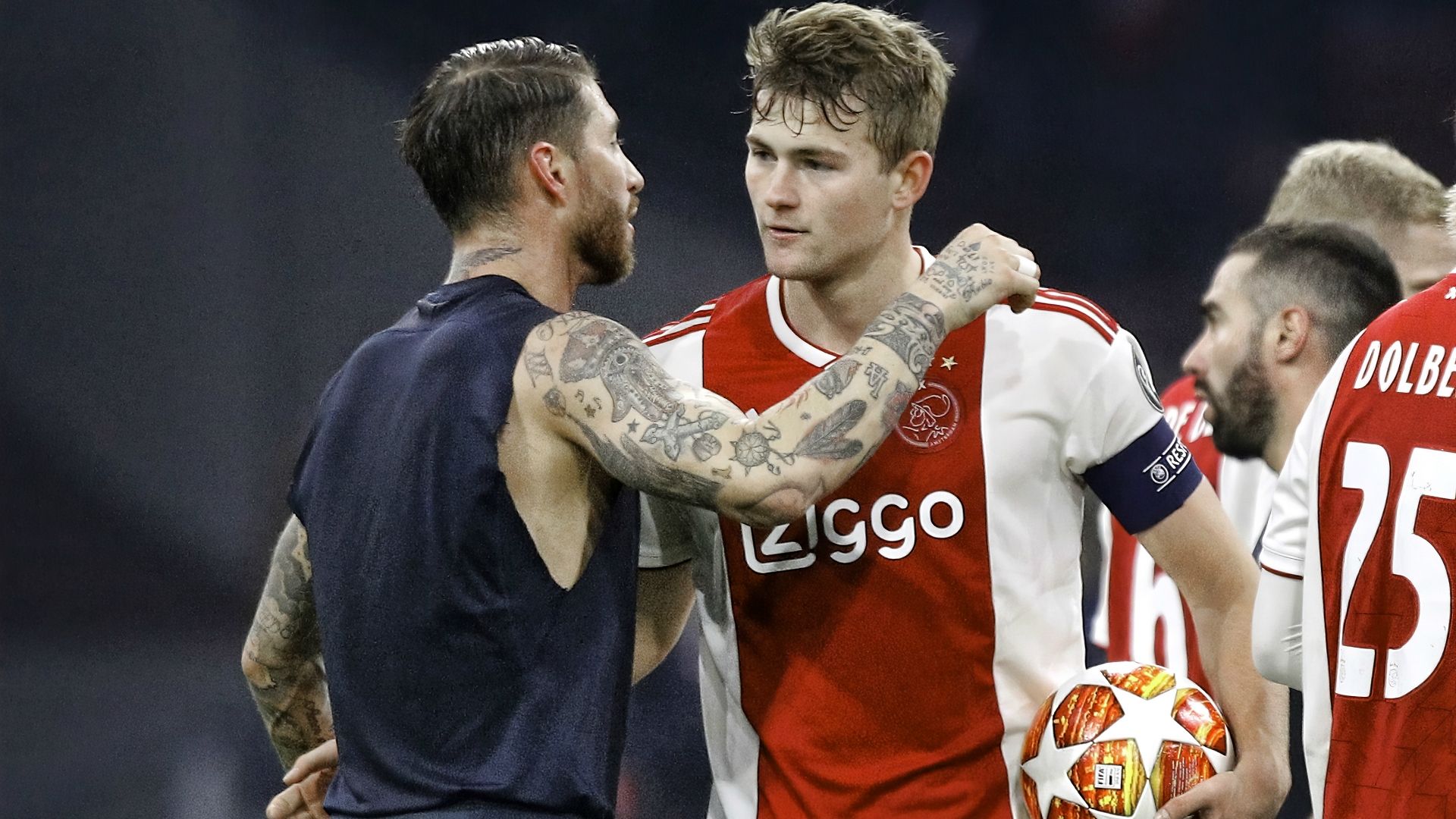 Sergio Ramos Matthijs de Ligt Ajax - Real Madrid 02132019