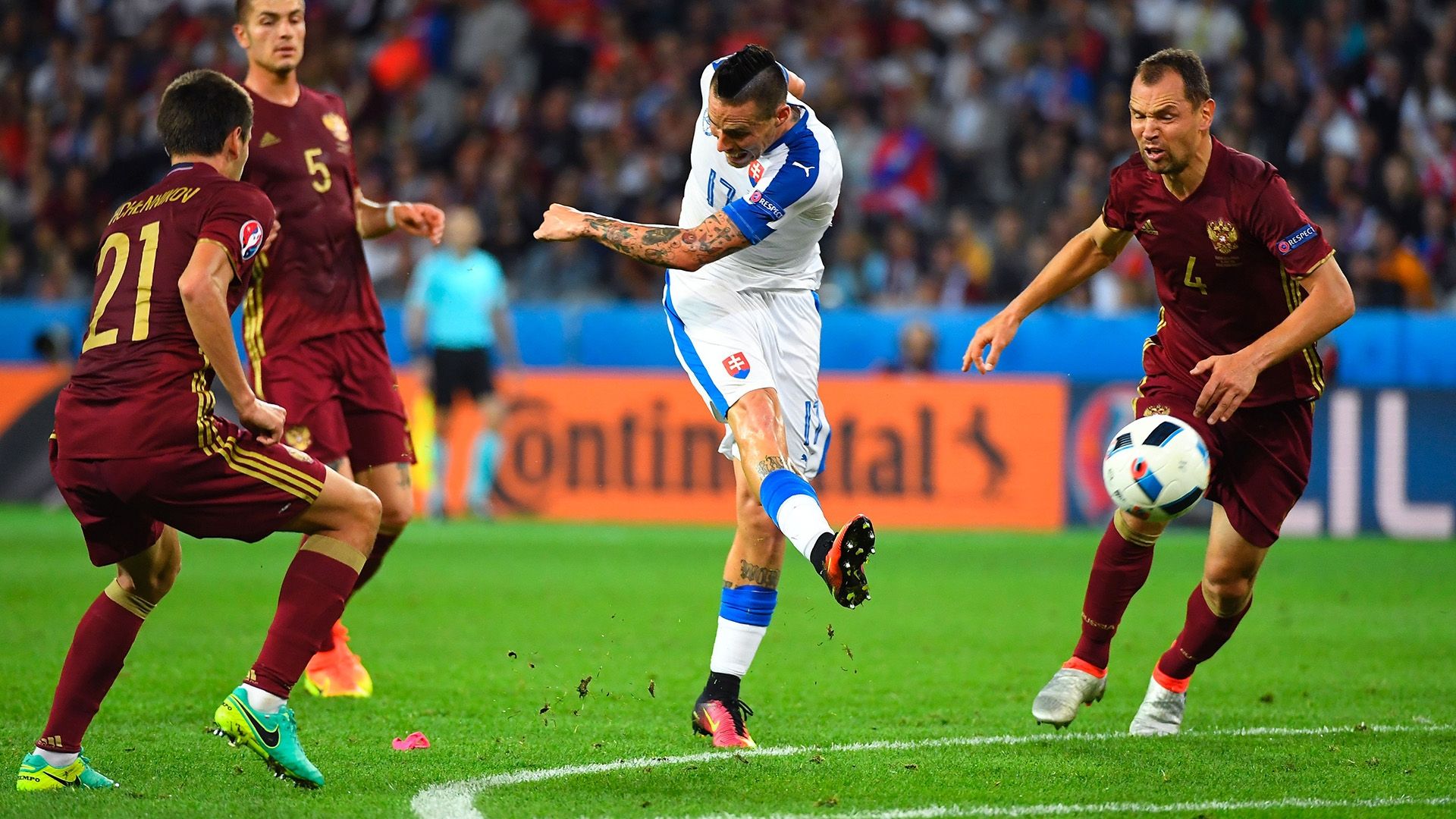 Marek Hamsik Russia Slovakia Group B Euro 2016