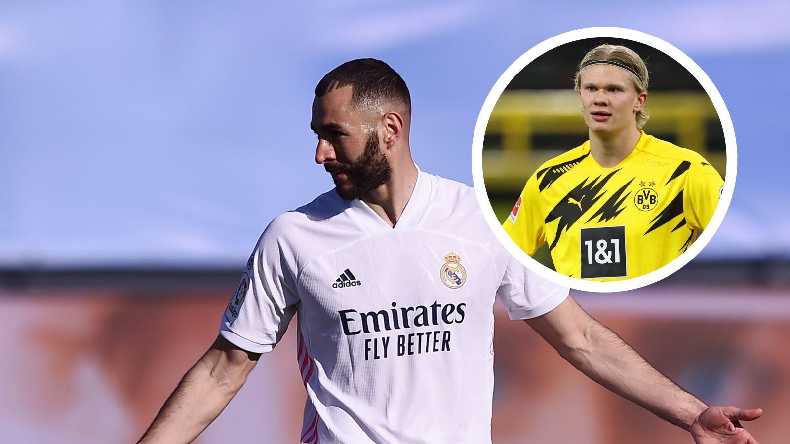 Karim Benzema & Erling Haaland