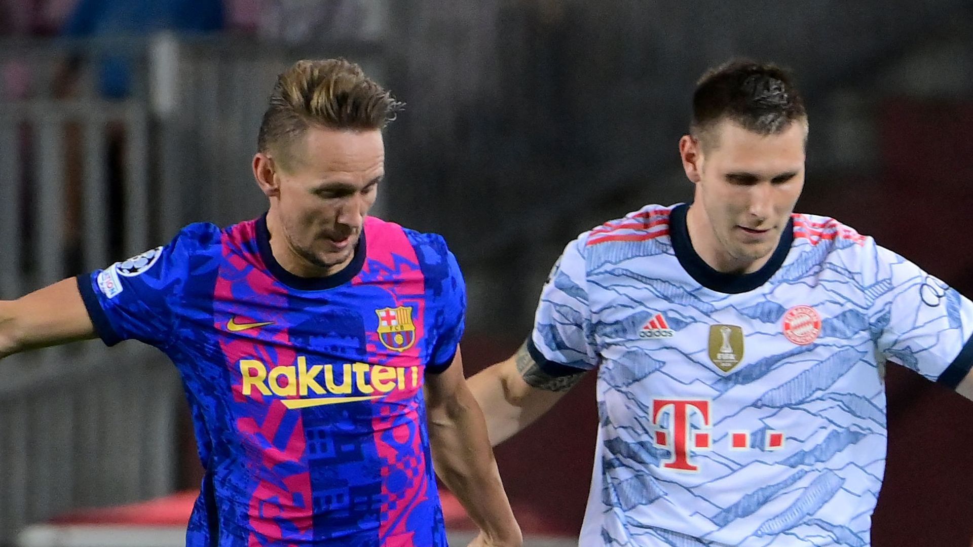 Luuk De Jong, Barcelona vs. Bayern