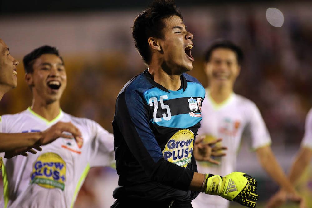 Thủ môn Trần Đình Minh Hoàng