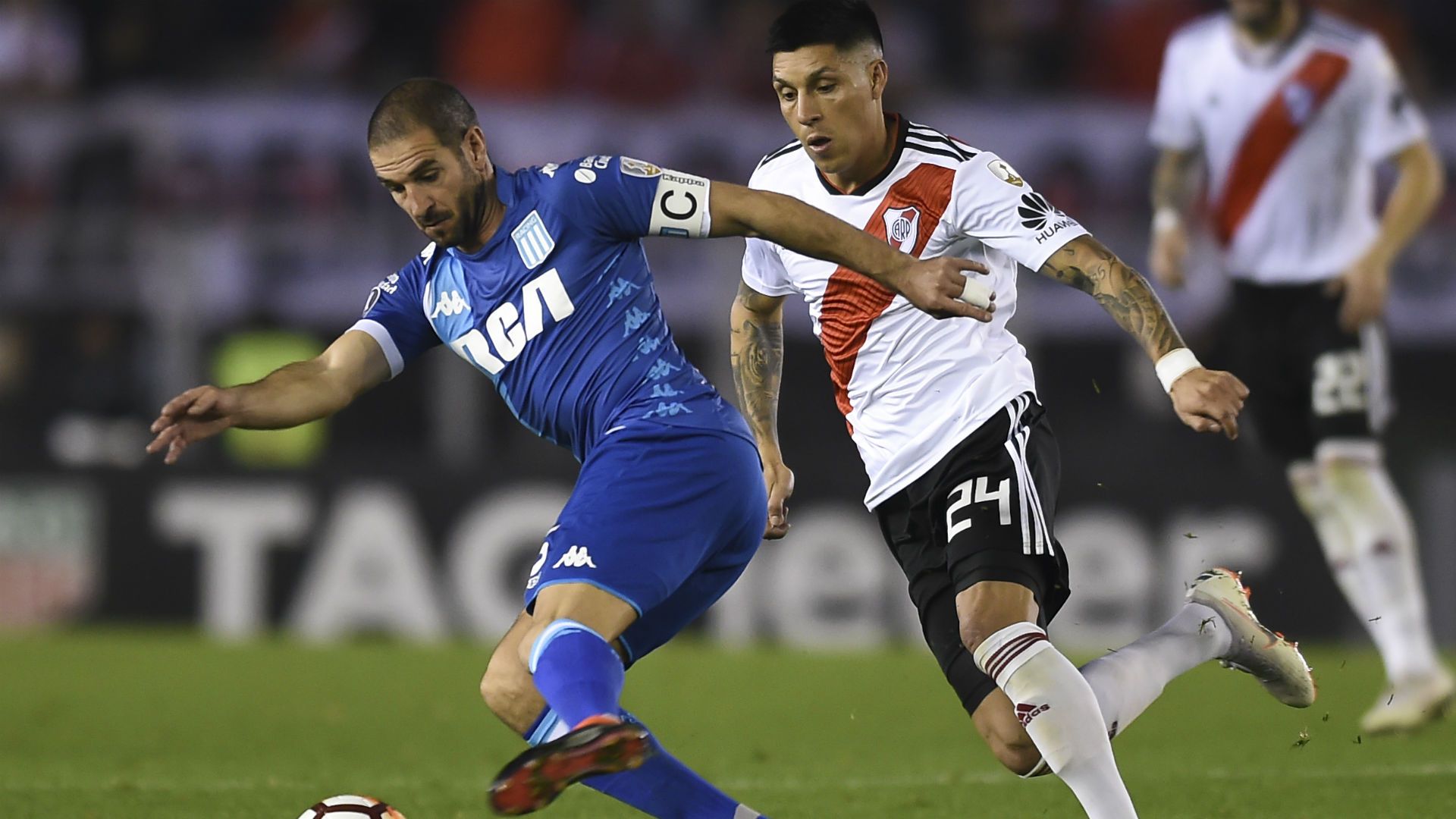 Lisandro Lopez Enzo Perez River Racing Copa Libertadores 29082018