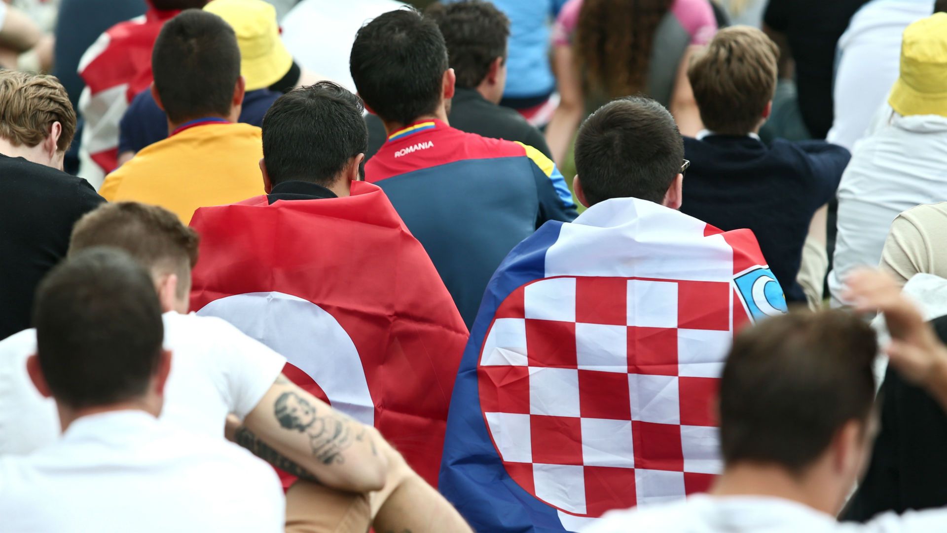 Croatia fans Paris Euro