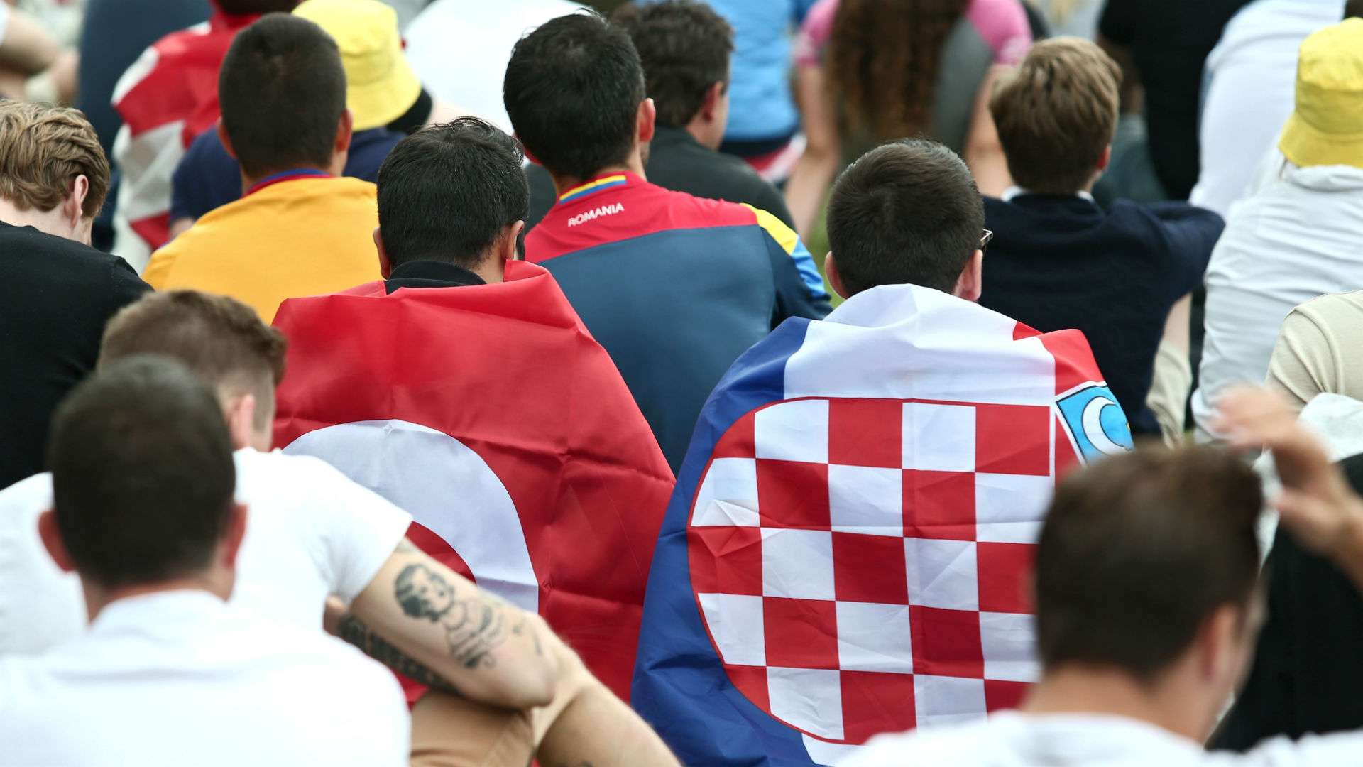 Croatia fans Paris Euro