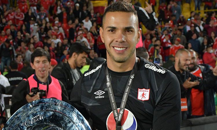 Eder Chaux arquero de América de Cali 2020