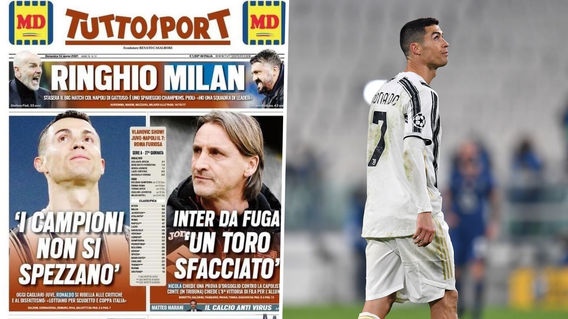 14 March Tuttosport